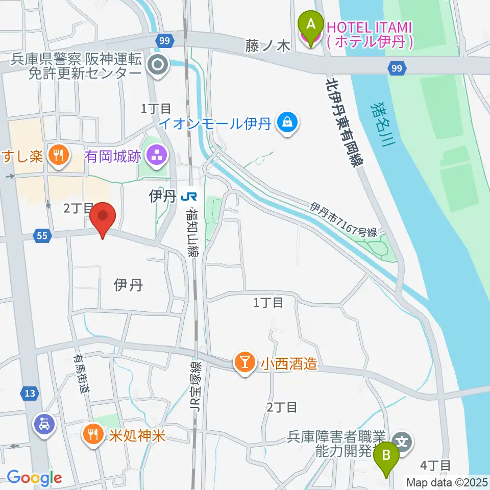 K's lore（ケーズロア）周辺のホテル一覧地図