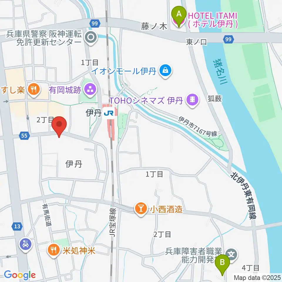 K's lore（ケーズロア）周辺のホテル一覧地図