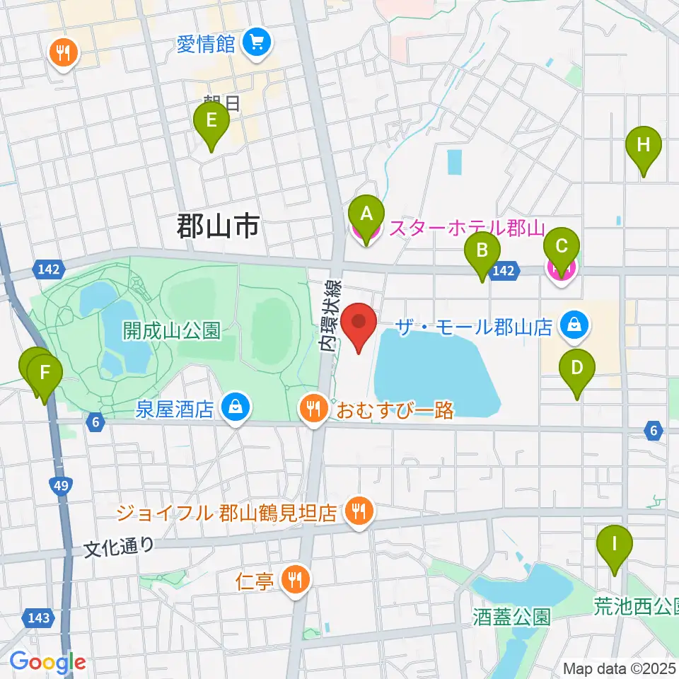 宝来屋 ボンズアリーナ周辺のホテル一覧地図
