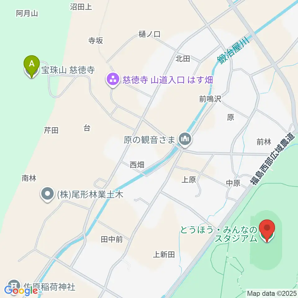 とうほう・みんなのスタジアム周辺のホテル一覧地図