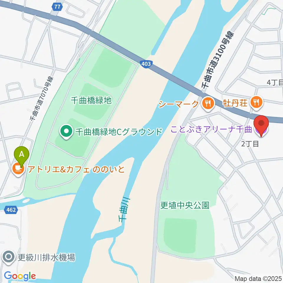 ことぶきアリーナ千曲周辺のホテル一覧地図