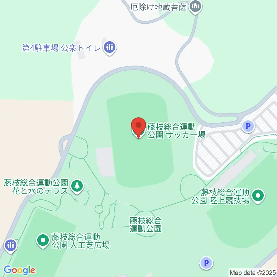 藤枝総合運動公園サッカー場周辺のホテル一覧地図