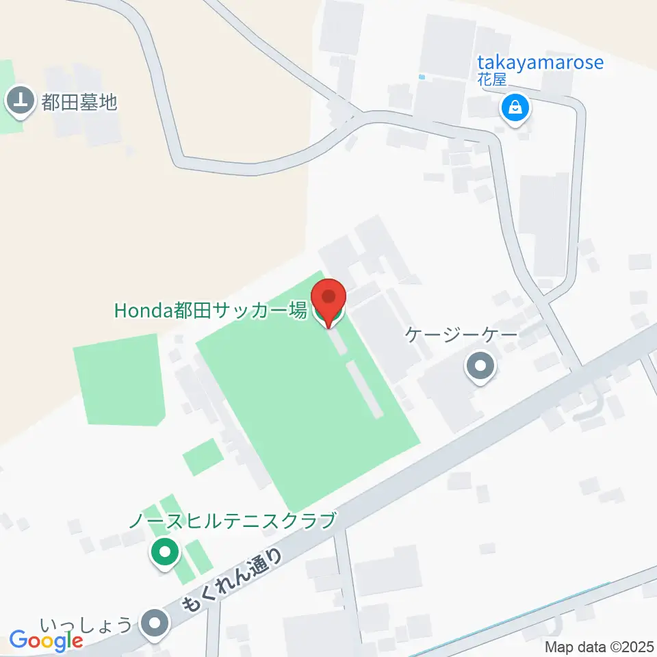 Honda都田サッカー場周辺のホテル一覧地図