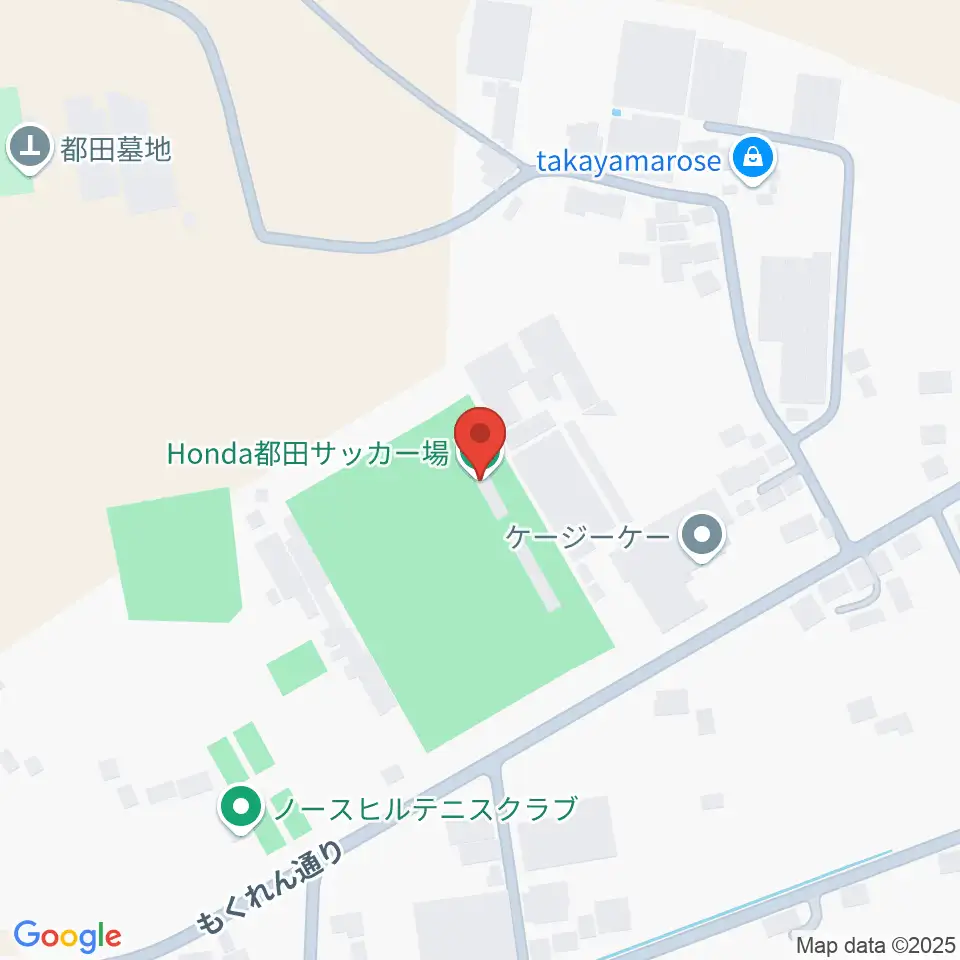 Honda都田サッカー場周辺のホテル一覧地図