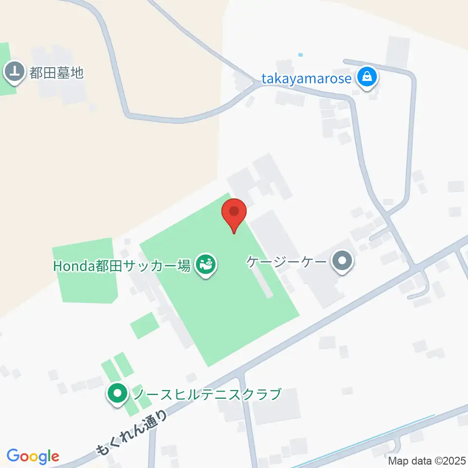 Honda都田サッカー場周辺のホテル一覧地図