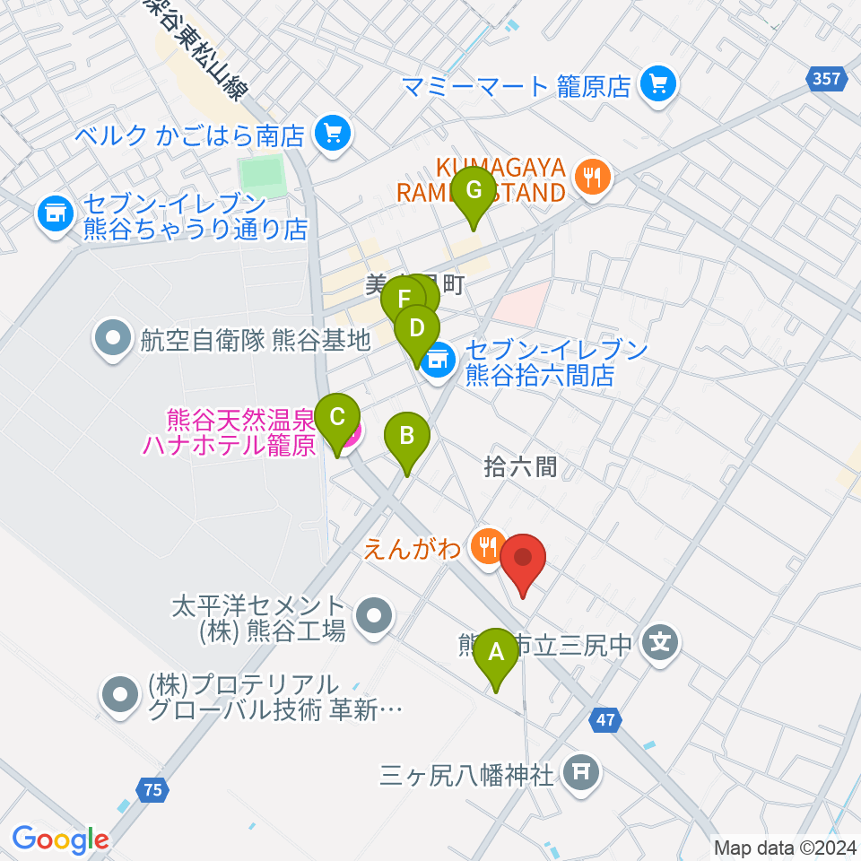 BROWN BUNNY STUDIO周辺のホテル一覧地図