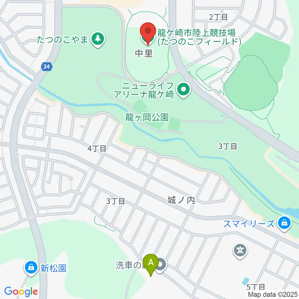 AIメカテックフィールド龍ケ崎周辺のホテル一覧地図