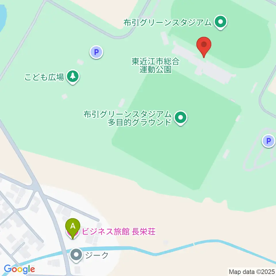 布引グリーンスタジアム周辺のホテル一覧地図