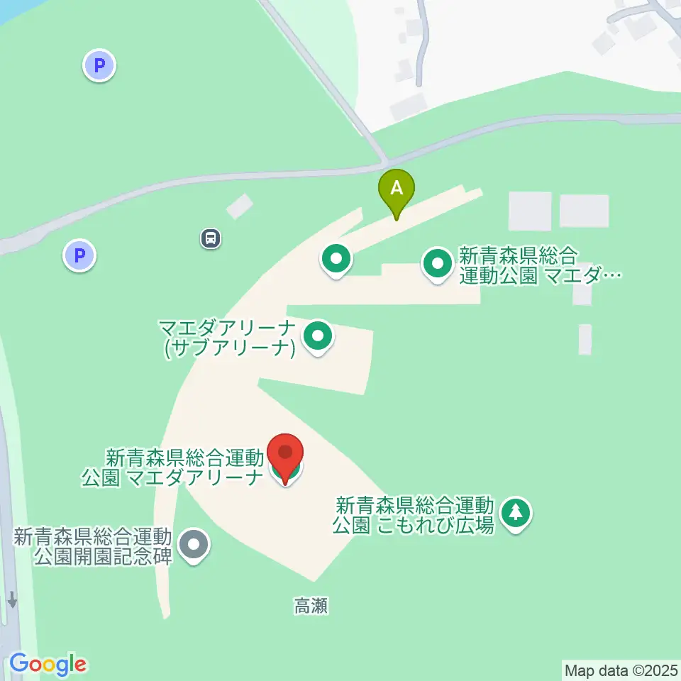 マエダアリーナ周辺のホテル一覧地図