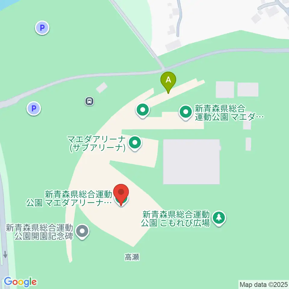 マエダアリーナ周辺のホテル一覧地図