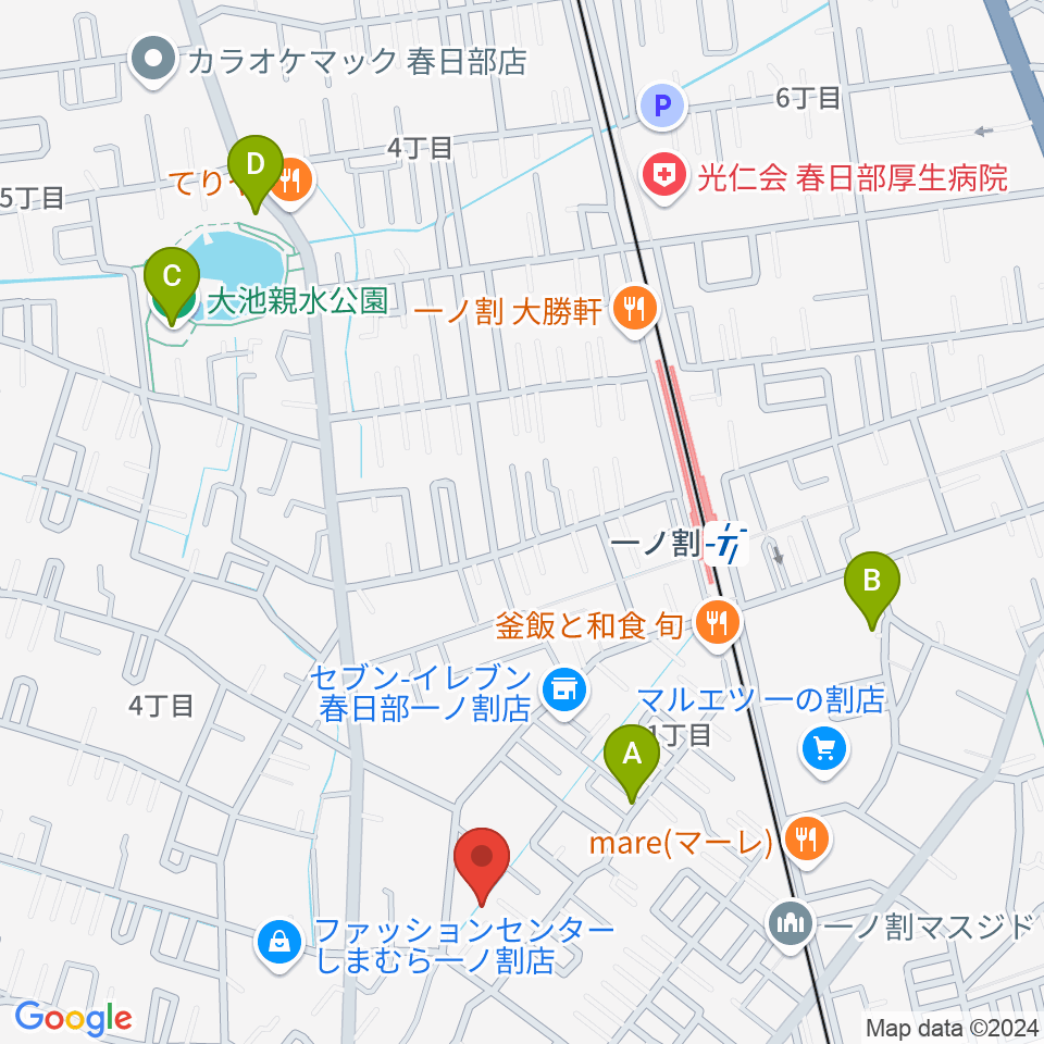 ヴァイオリン工房 IL VIOLINO周辺のホテル一覧地図