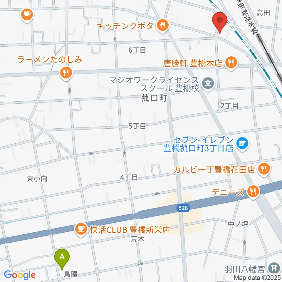 ファーストミュージック周辺のホテル一覧地図