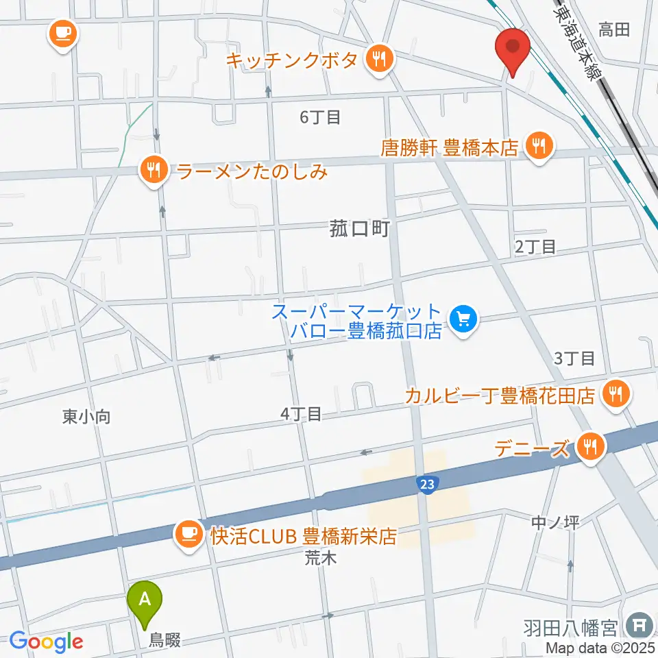 ファーストミュージック周辺のホテル一覧地図