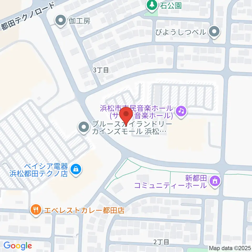 サーラ音楽ホール周辺のホテル一覧地図