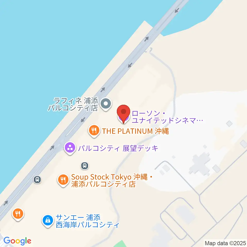 ローソン・ユナイテッドシネマPARCO CITY浦添周辺のホテル一覧地図