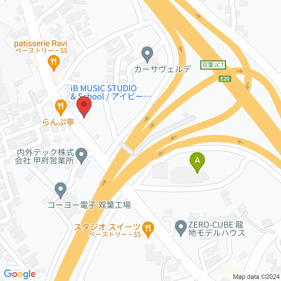 iB MUSIC STUDIO周辺のホテル一覧地図