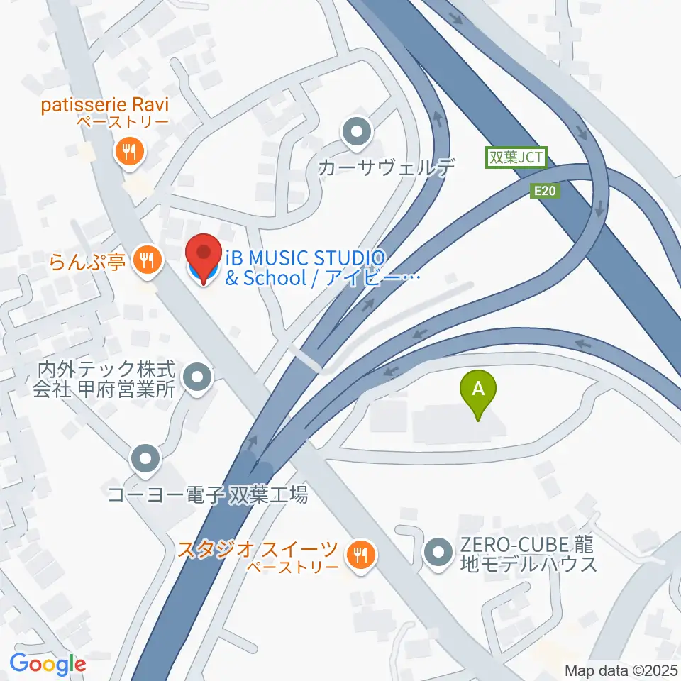 iB MUSIC STUDIO周辺のホテル一覧地図