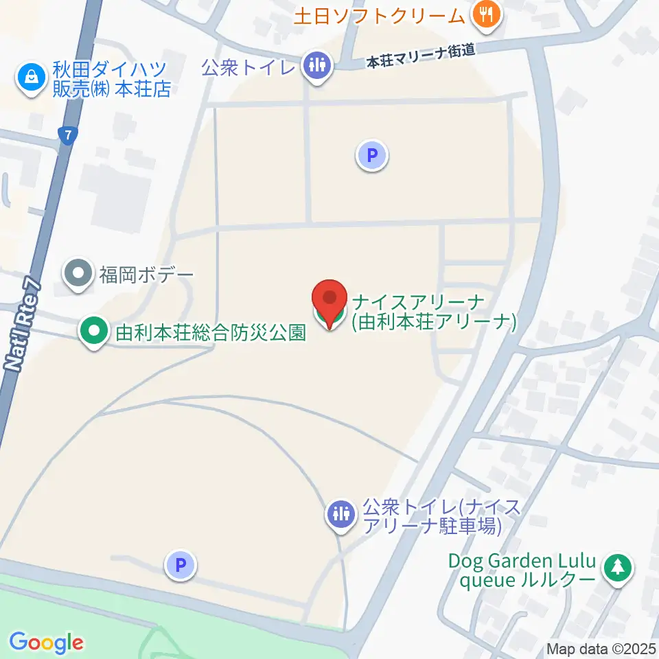 ナイスアリーナ周辺のホテル一覧地図