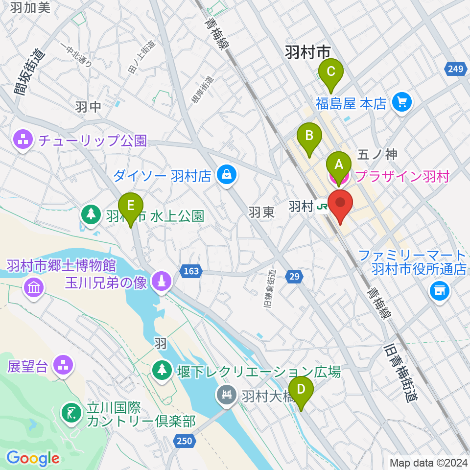 ミスターボージャングル周辺のホテル一覧地図