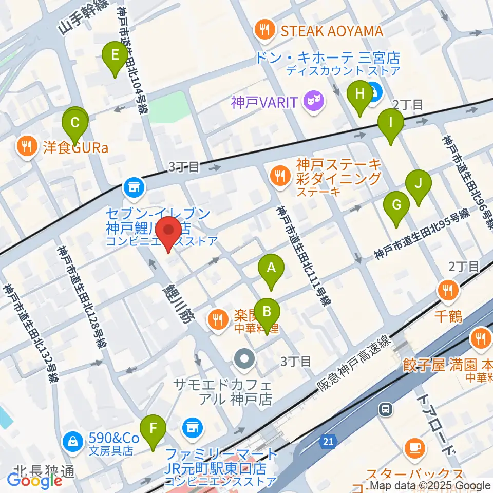 Strada Records周辺のホテル一覧地図
