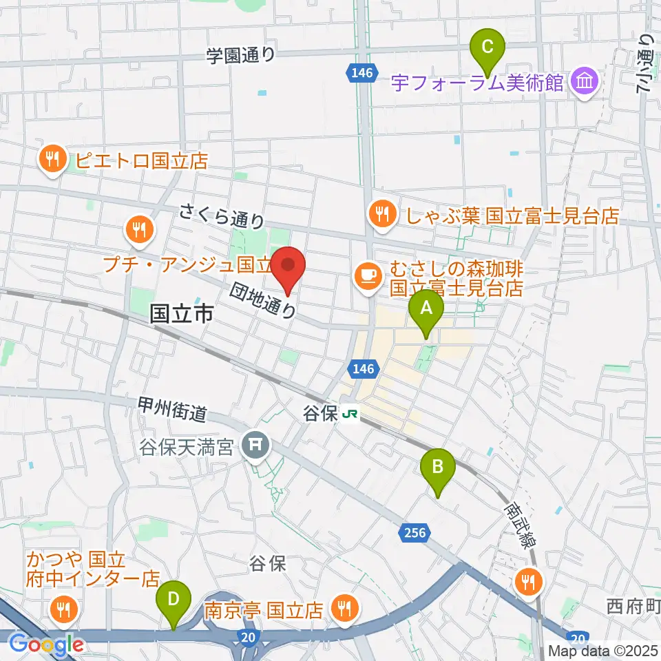 スタジオ・レニー周辺のホテル一覧地図