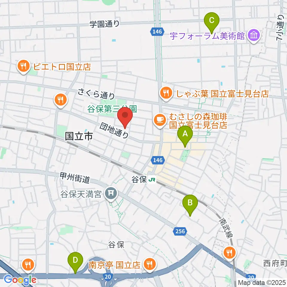 スタジオ・レニー周辺のホテル一覧地図