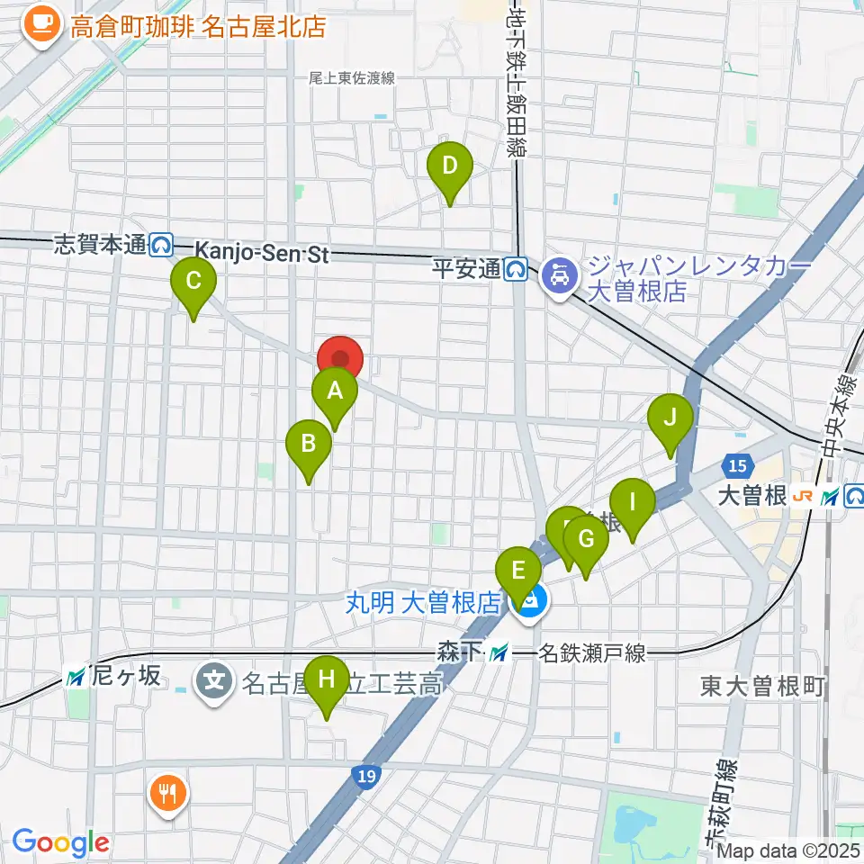 Wanderer Studio周辺のホテル一覧地図