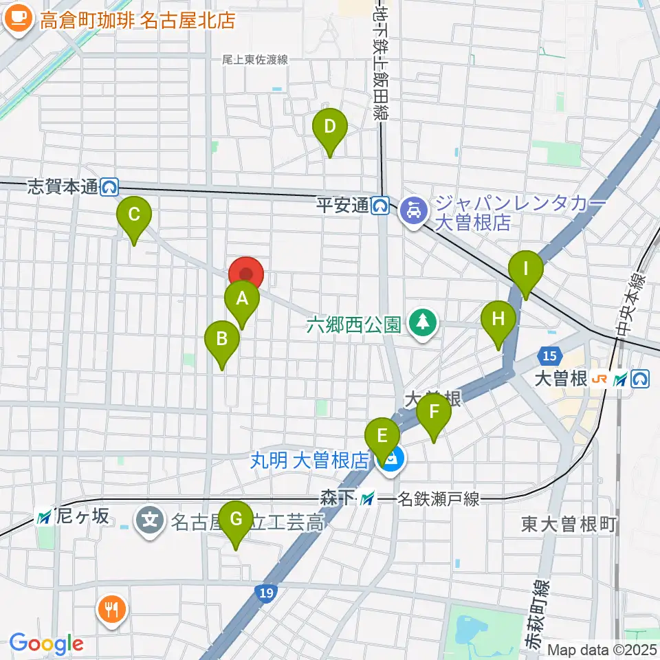 Wanderer Studio周辺のホテル一覧地図