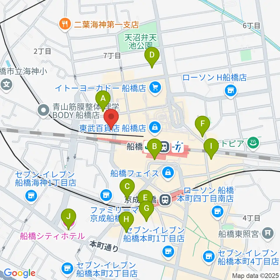 MUSIC PORTE周辺のホテル一覧地図