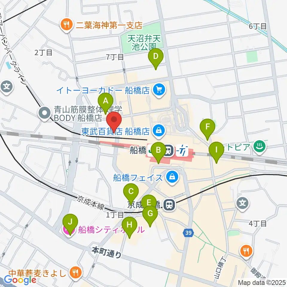MUSIC PORTE周辺のホテル一覧地図
