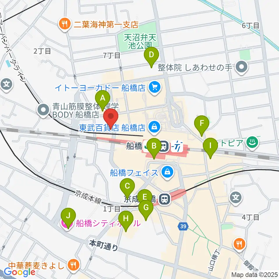 MUSIC PORTE周辺のホテル一覧地図