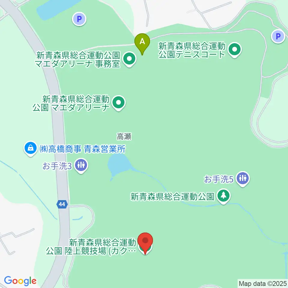 カクヒログループ アスレチックスタジアム周辺のホテル一覧地図