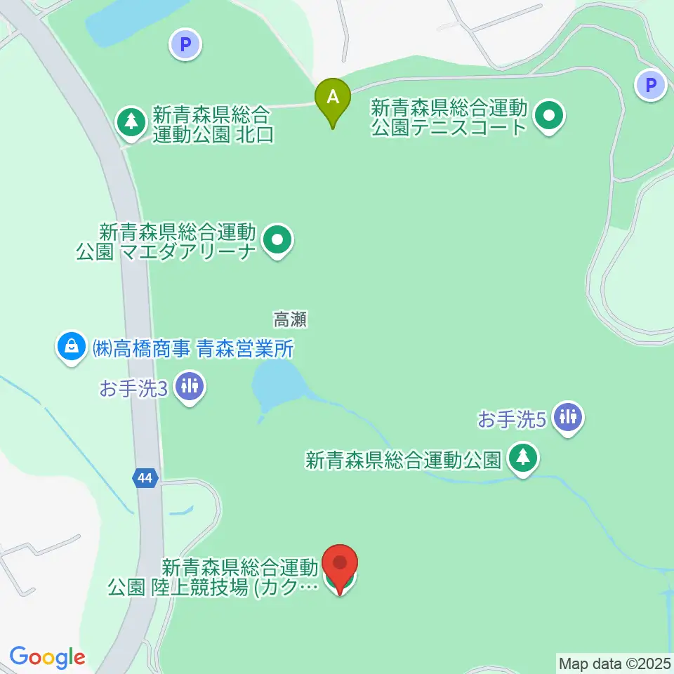 カクヒログループ アスレチックスタジアム周辺のホテル一覧地図