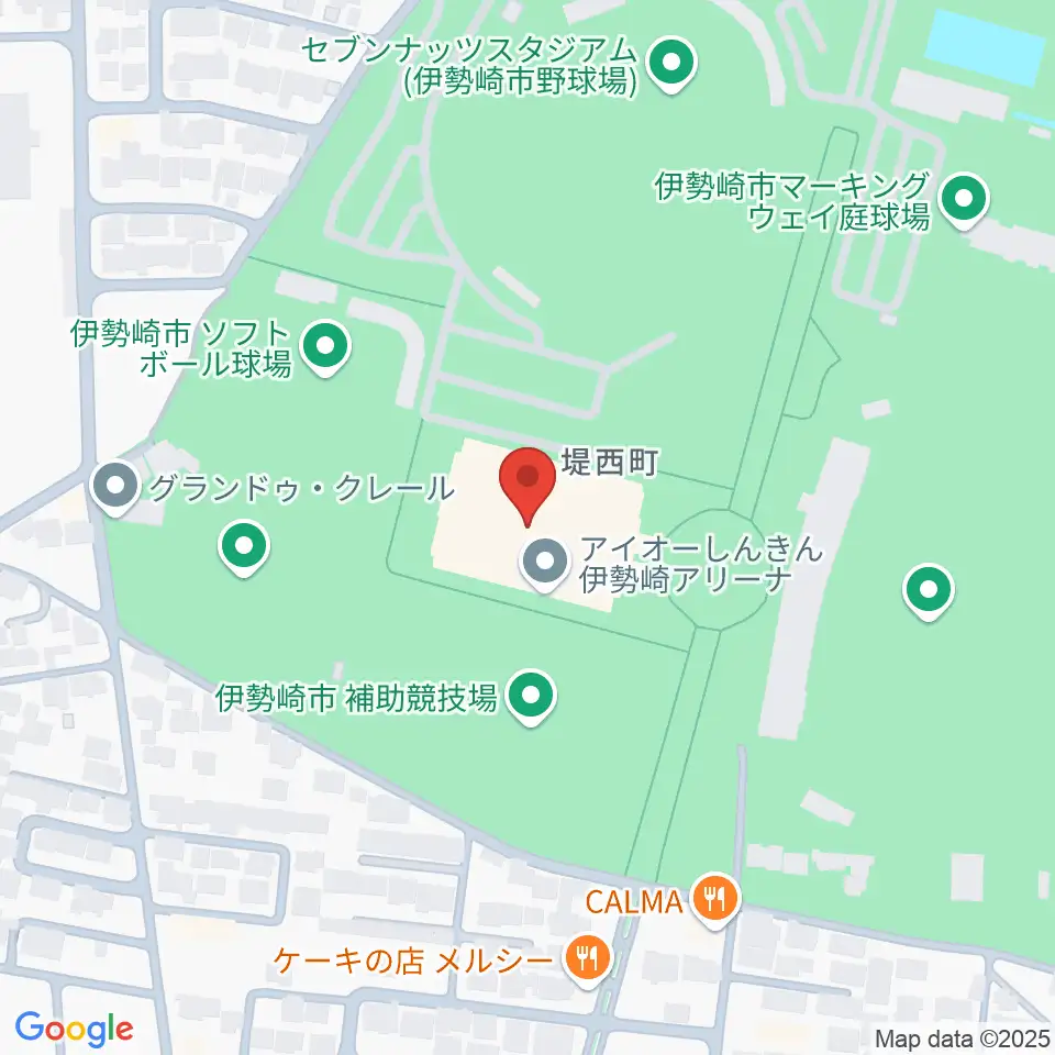 アイオーしんきん伊勢崎アリーナ周辺のホテル一覧地図