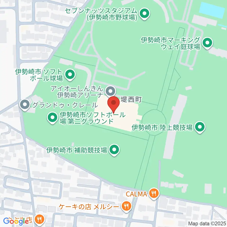 アイオーしんきん伊勢崎アリーナ周辺のホテル一覧地図