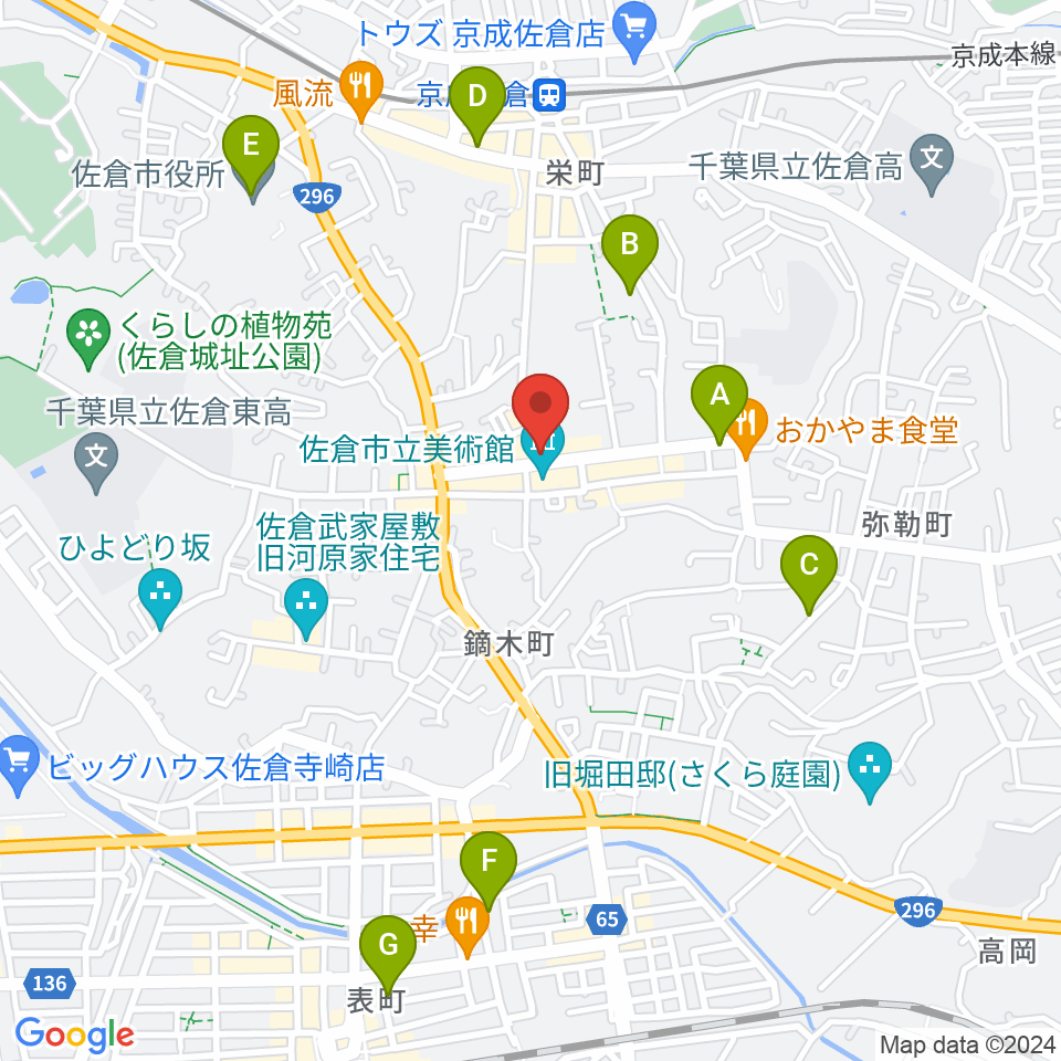 セイント・ディー周辺のホテル一覧地図