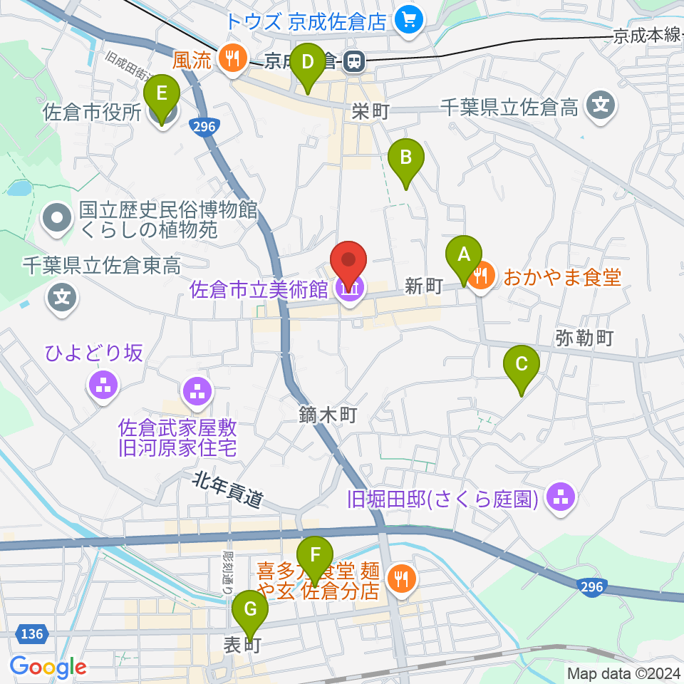 セイント・ディー周辺のホテル一覧地図