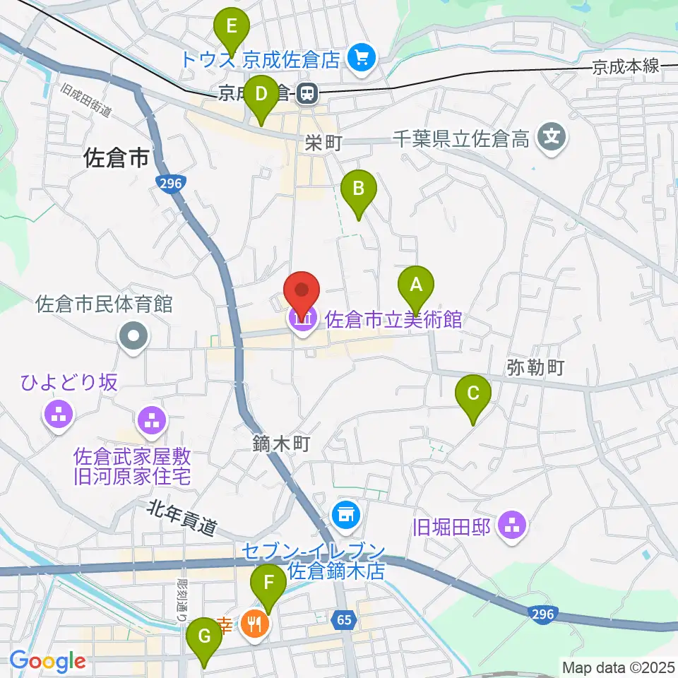 セイント・ディー周辺のホテル一覧地図
