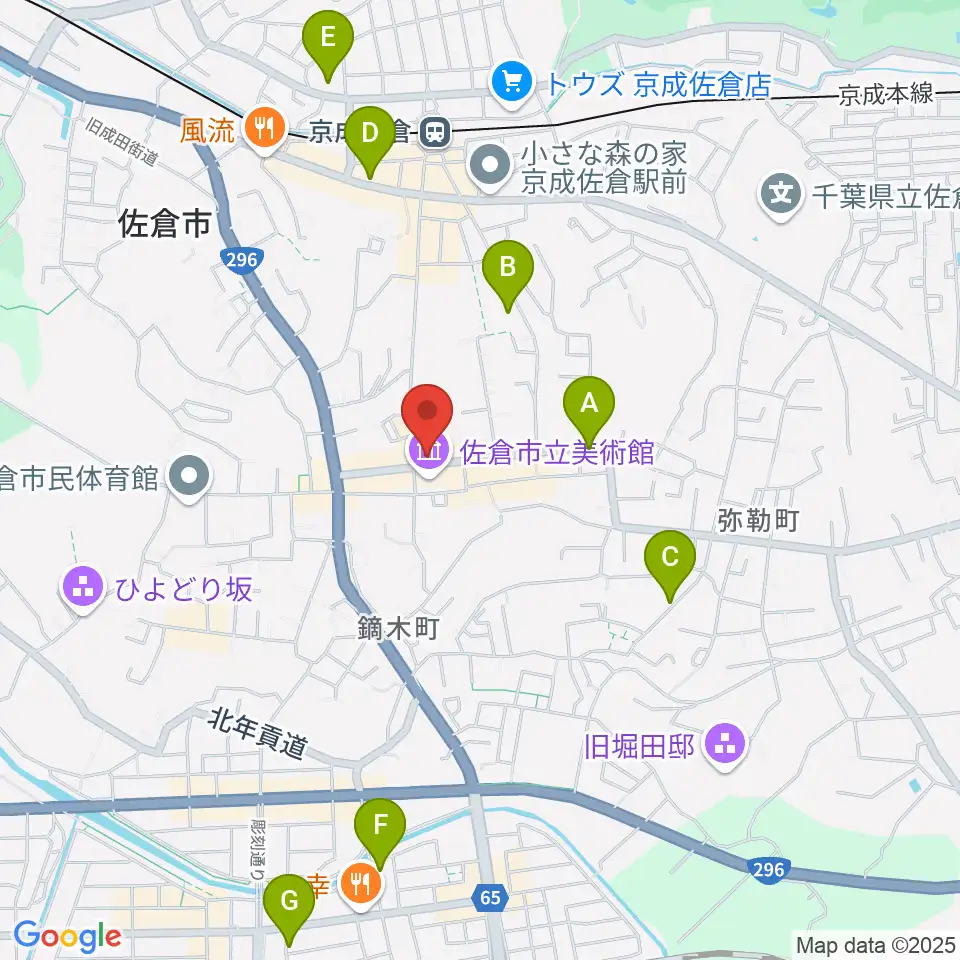セイント・ディー周辺のホテル一覧地図