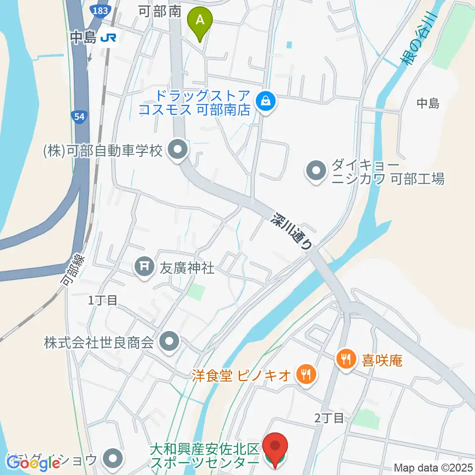 大和興産安佐北区スポーツセンター周辺のホテル一覧地図