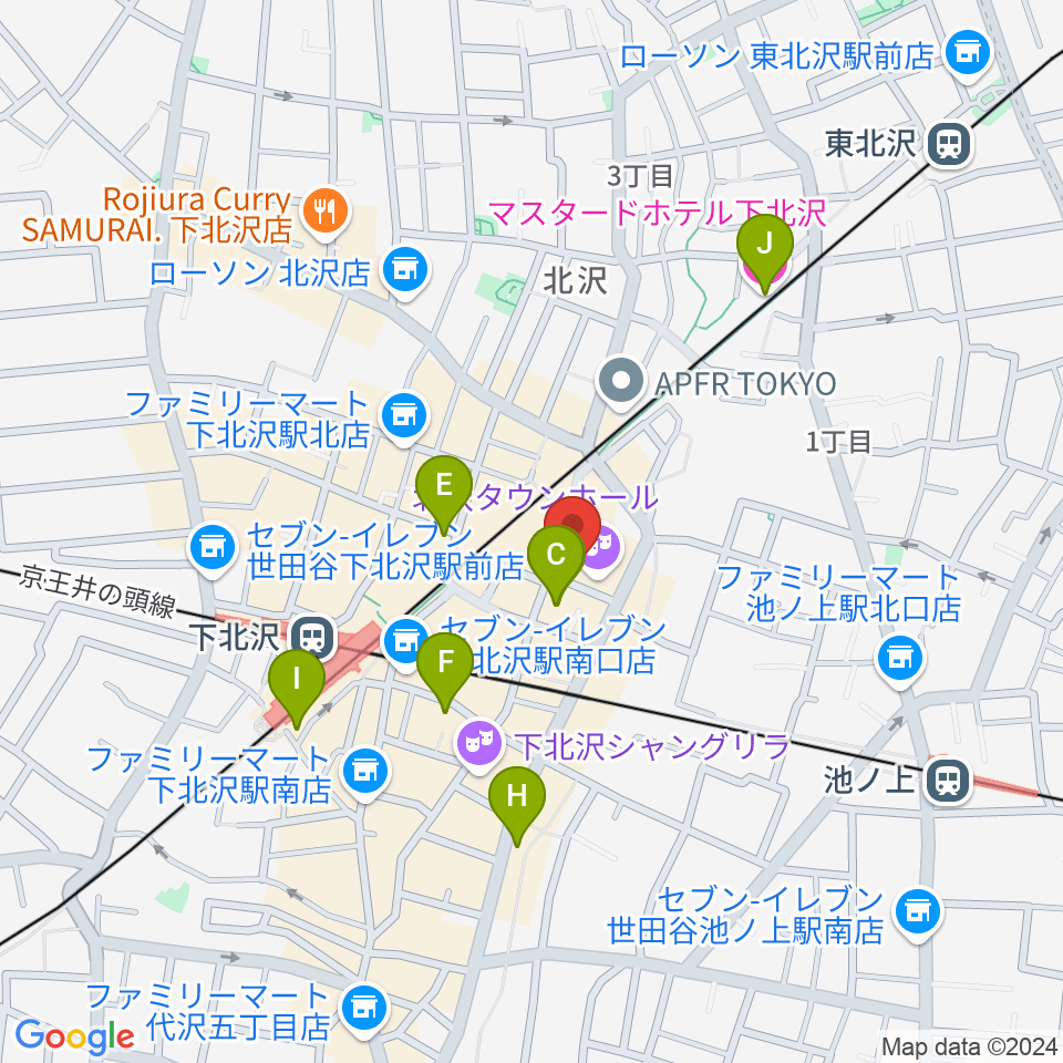 General Record Store周辺のホテル一覧地図