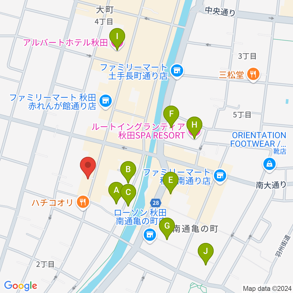 K-studio周辺のホテル一覧地図