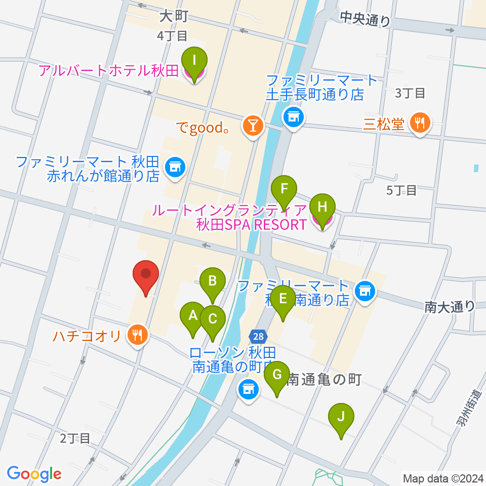 K-studio周辺のホテル一覧地図