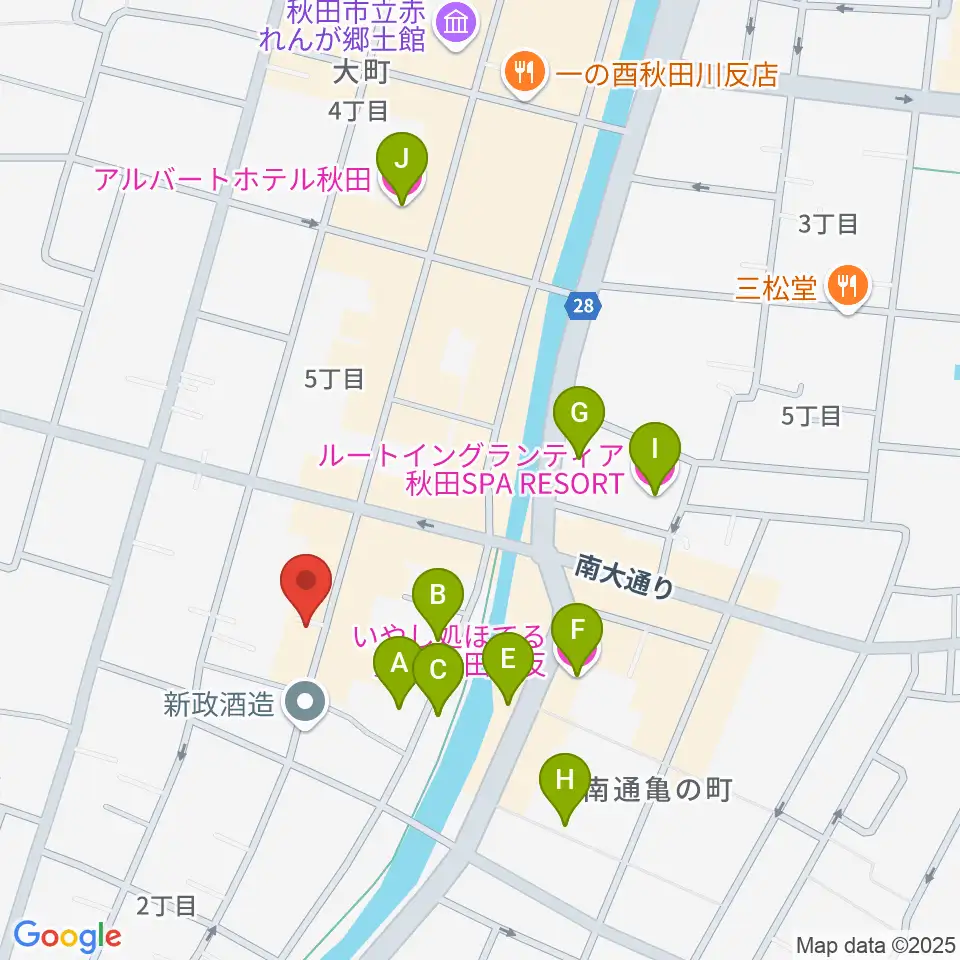K-studio周辺のホテル一覧地図