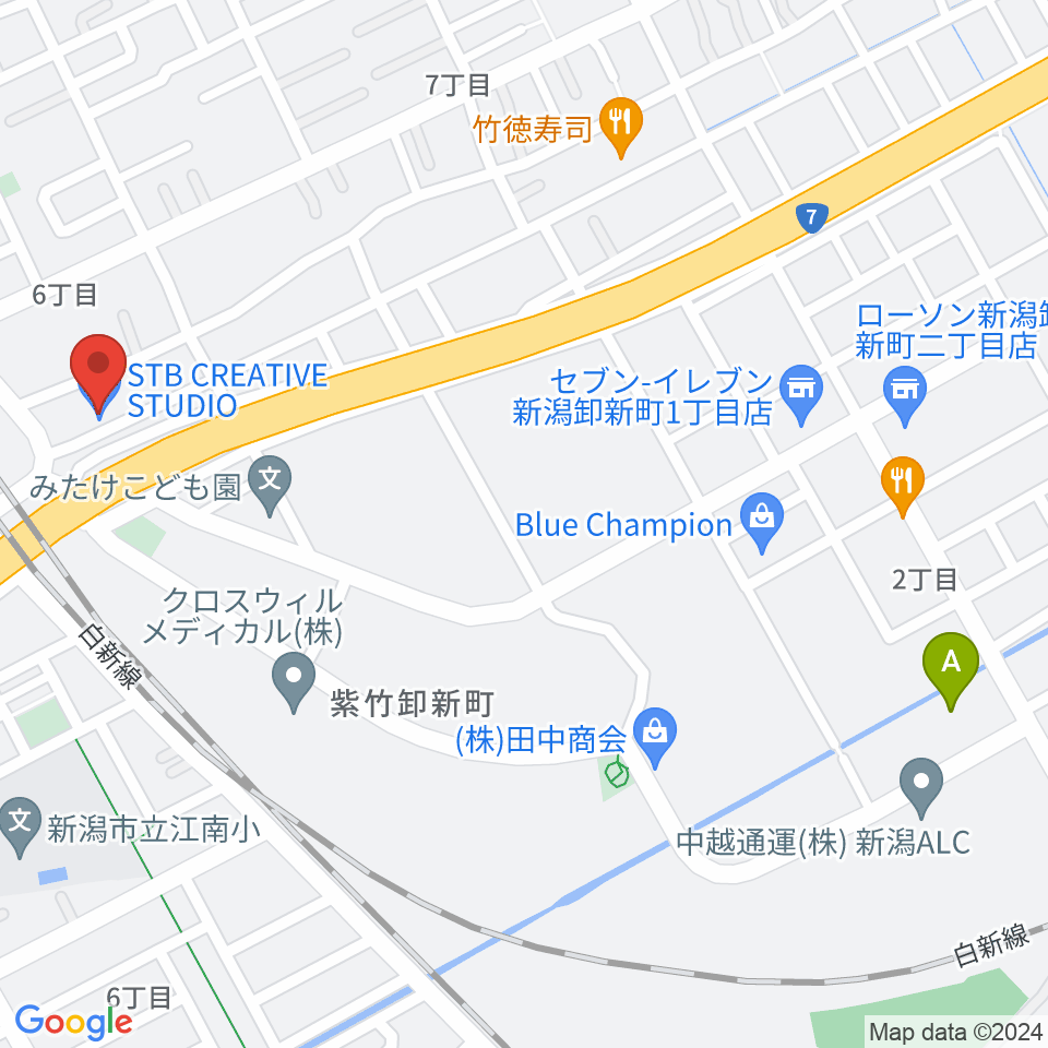 STB Studio周辺のホテル一覧地図