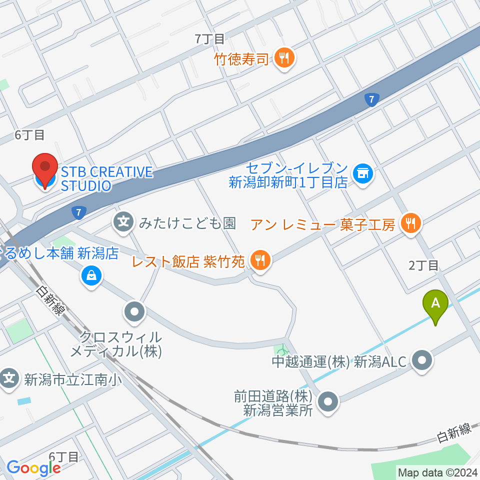 STB Studio周辺のホテル一覧地図