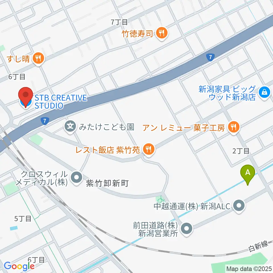 STB Studio周辺のホテル一覧地図