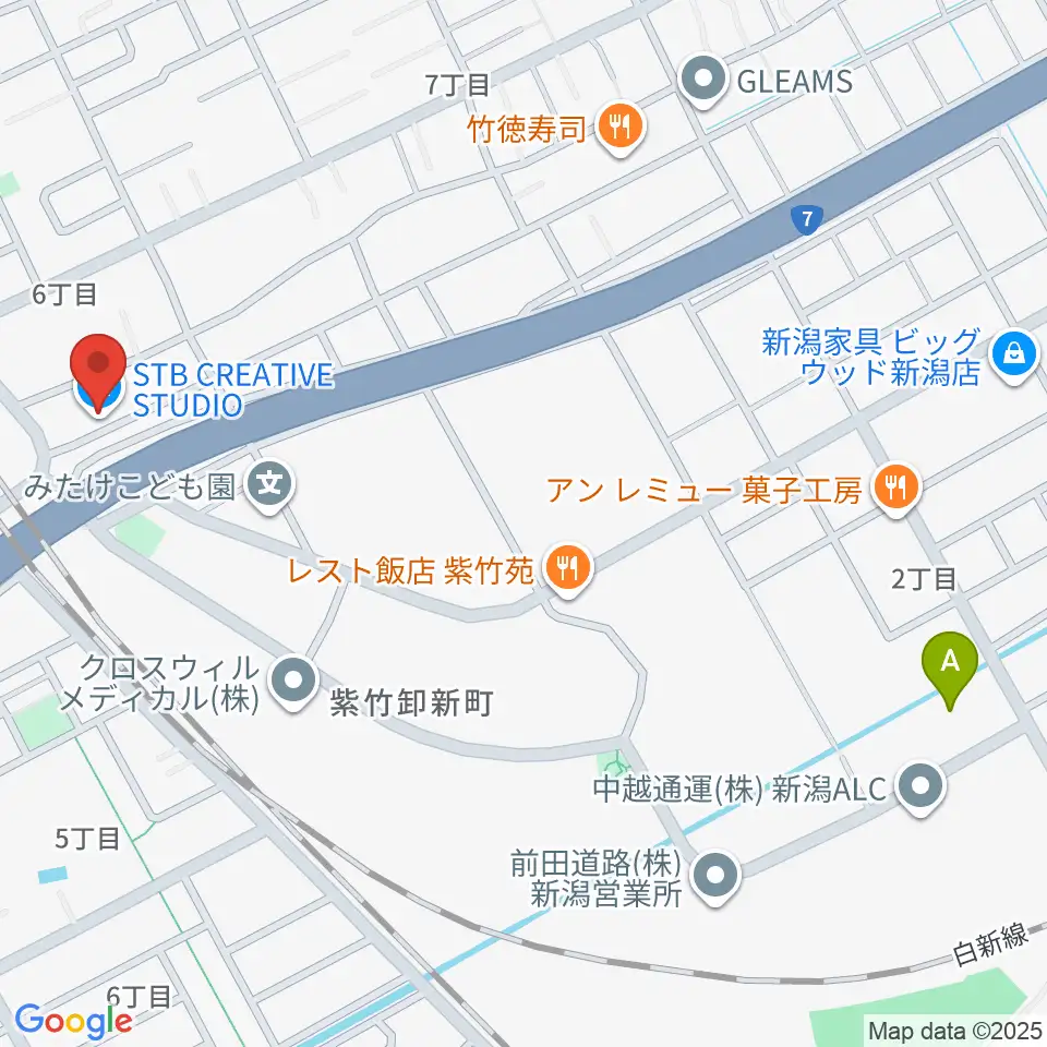 STB Studio周辺のホテル一覧地図