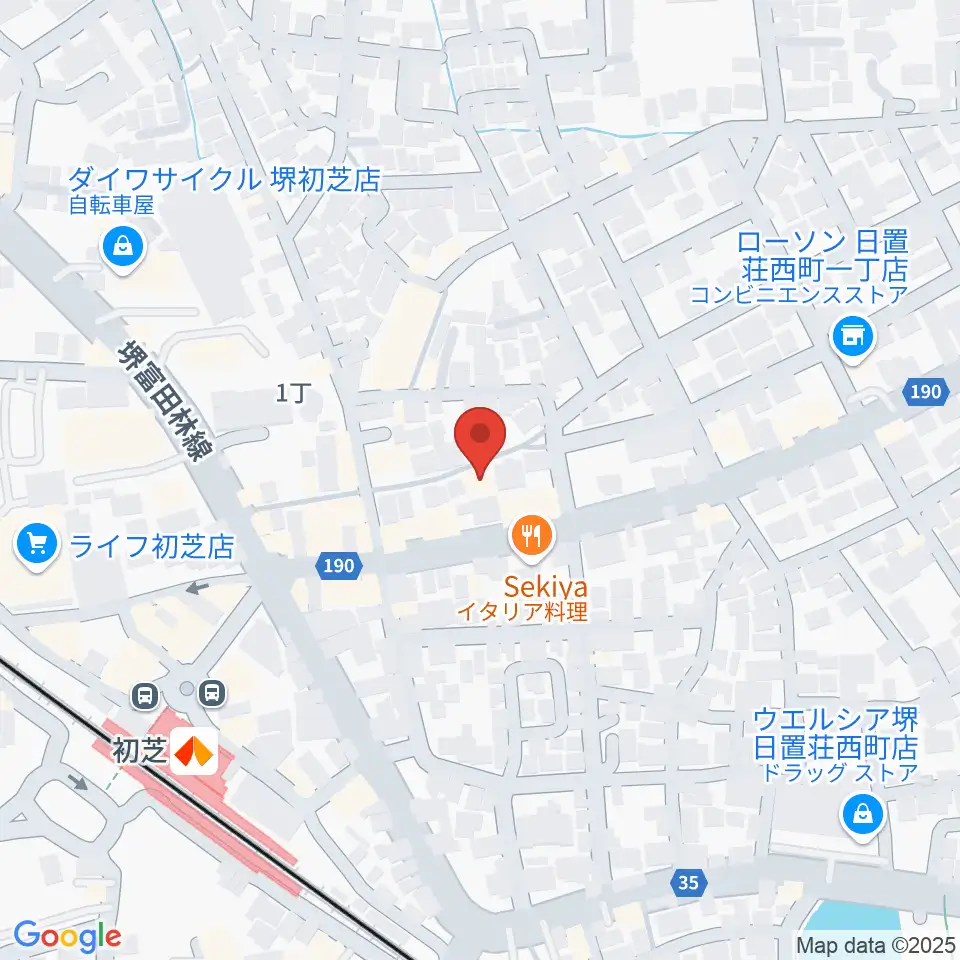 堺グランドピアノサロン 風の音周辺のホテル一覧地図