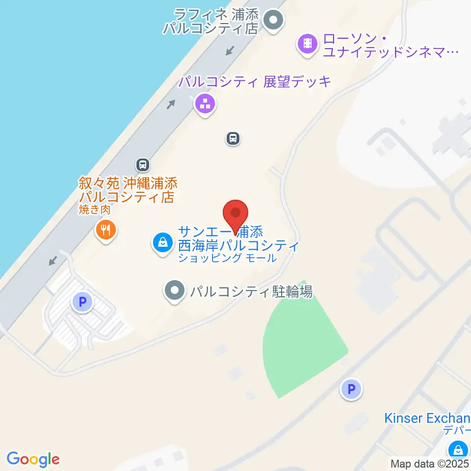 島村楽器 沖縄・浦添パルコシティ店周辺のホテル一覧地図